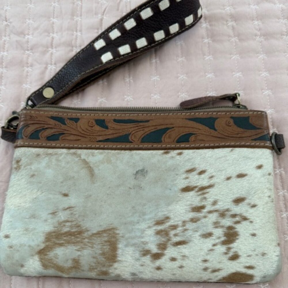 Myra Wristlet / Crossbody Hairon Style